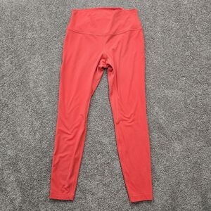 Hot Coral Lululemon Full Legth - High Rise - Size 10 - Leggings